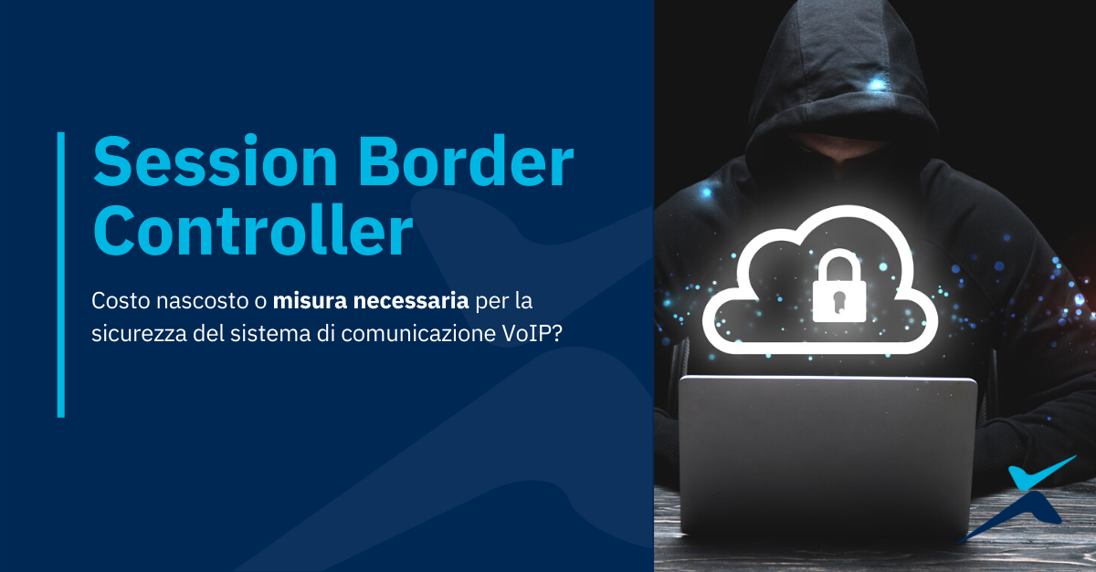 Il Session Border Controller nella sicurezza del VoIP immagine di hacker che prova a forzare sistema di comunicazione VoIP in Cloud con titolo articolo Everex su Session Border Controller