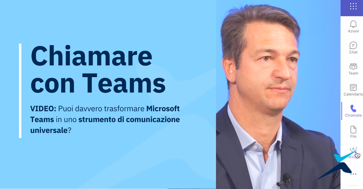 video-trasformare-teams-strumento-comunicazione-universale.png Video guida di Cristiano Bellumat: Puoi chiamare con Microsoft Teams e trasformarlo in uno strumento di comunicazione universale?